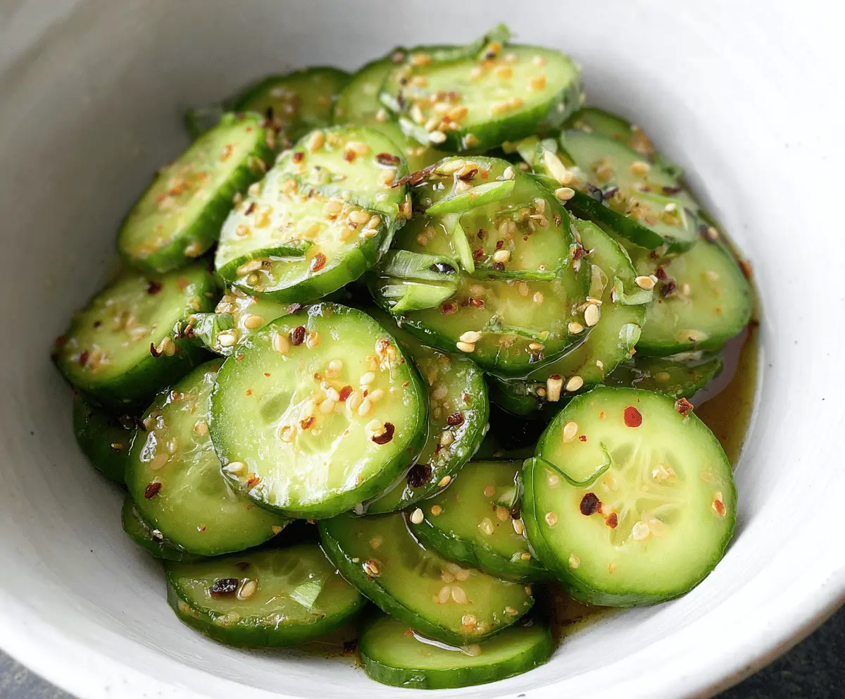 Easy Healthy Japanese Cucumber Salad Recipe