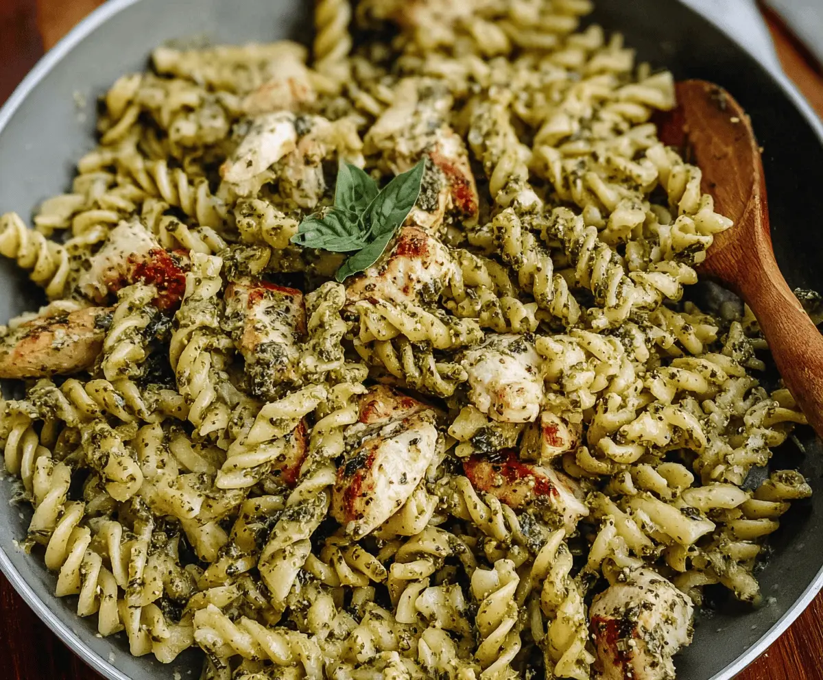 Easy 30-Minute Pesto Chicken Pasta Recipe
