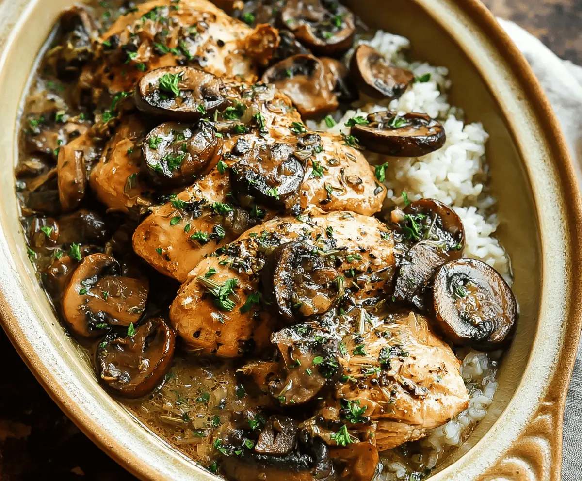 Easy Slow Cooker Chicken Marsala Recipe