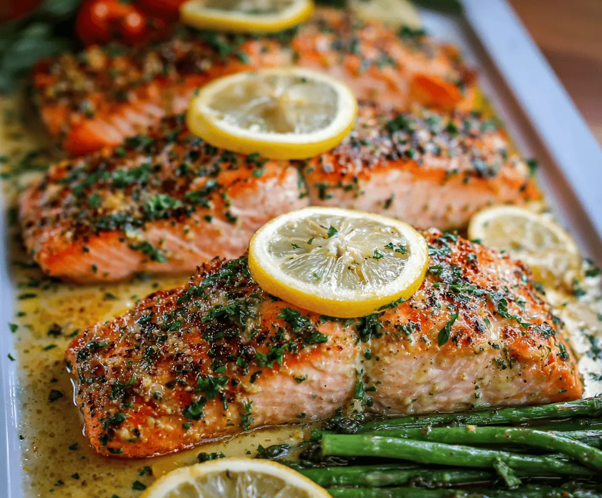 Easy Garlic Butter Lemon Salmon Recipe