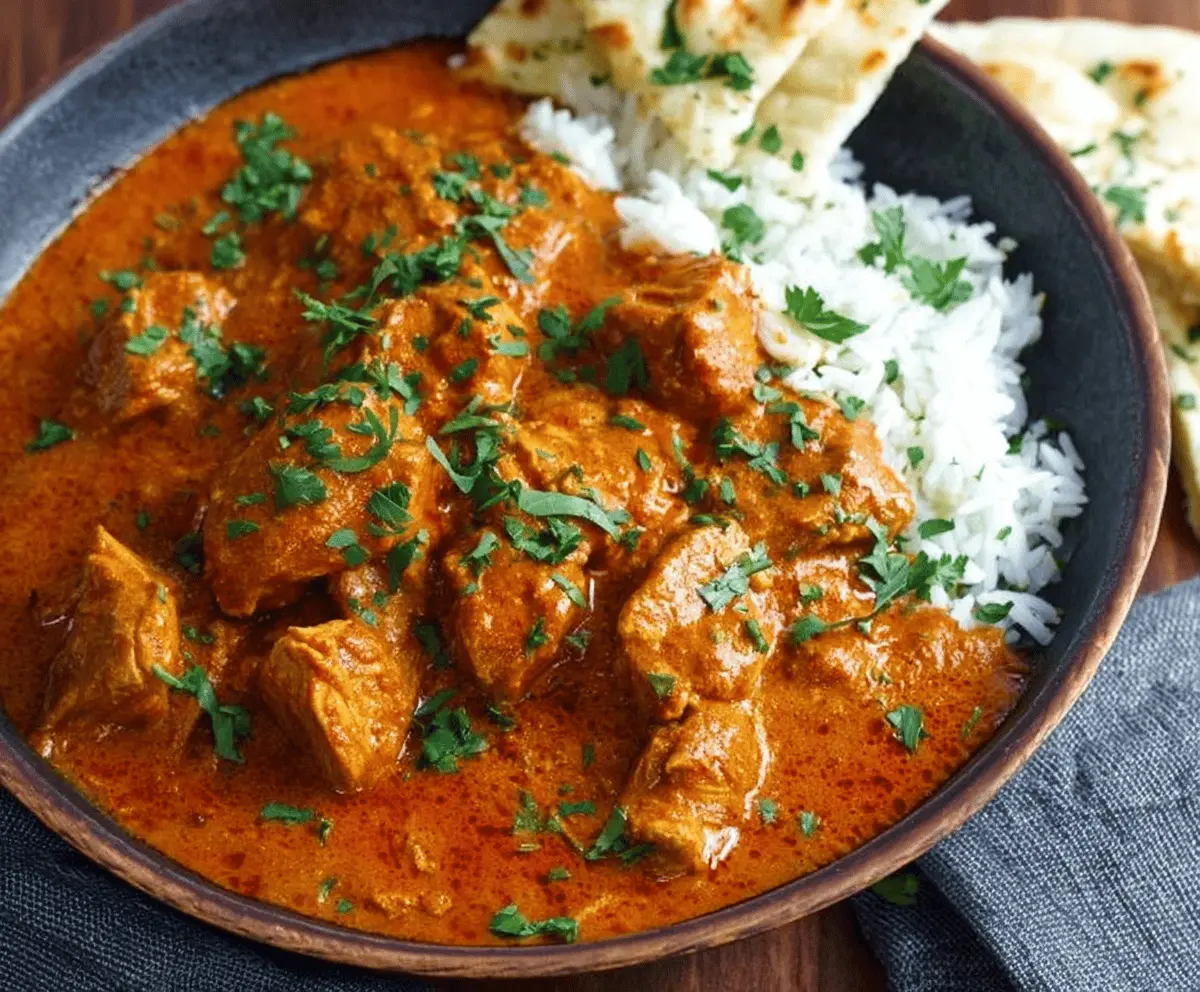 Easy Slow Cooker Indian Butter Chicken Recipe