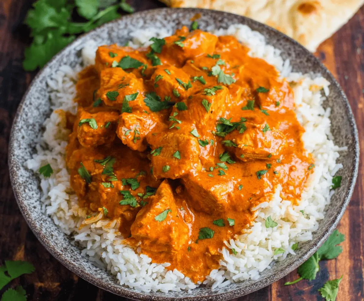Easy Slow Cooker Indian Butter Chicken Recipe