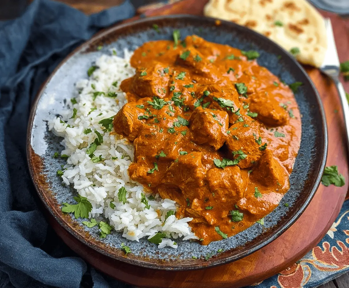Easy Slow Cooker Butter Chicken Recipe