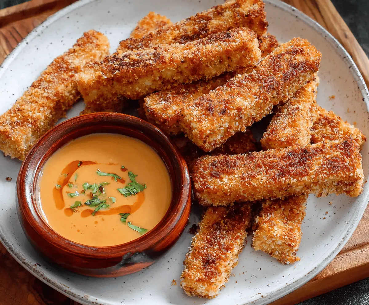 Crispy Baked Tofu Sticks Recipe