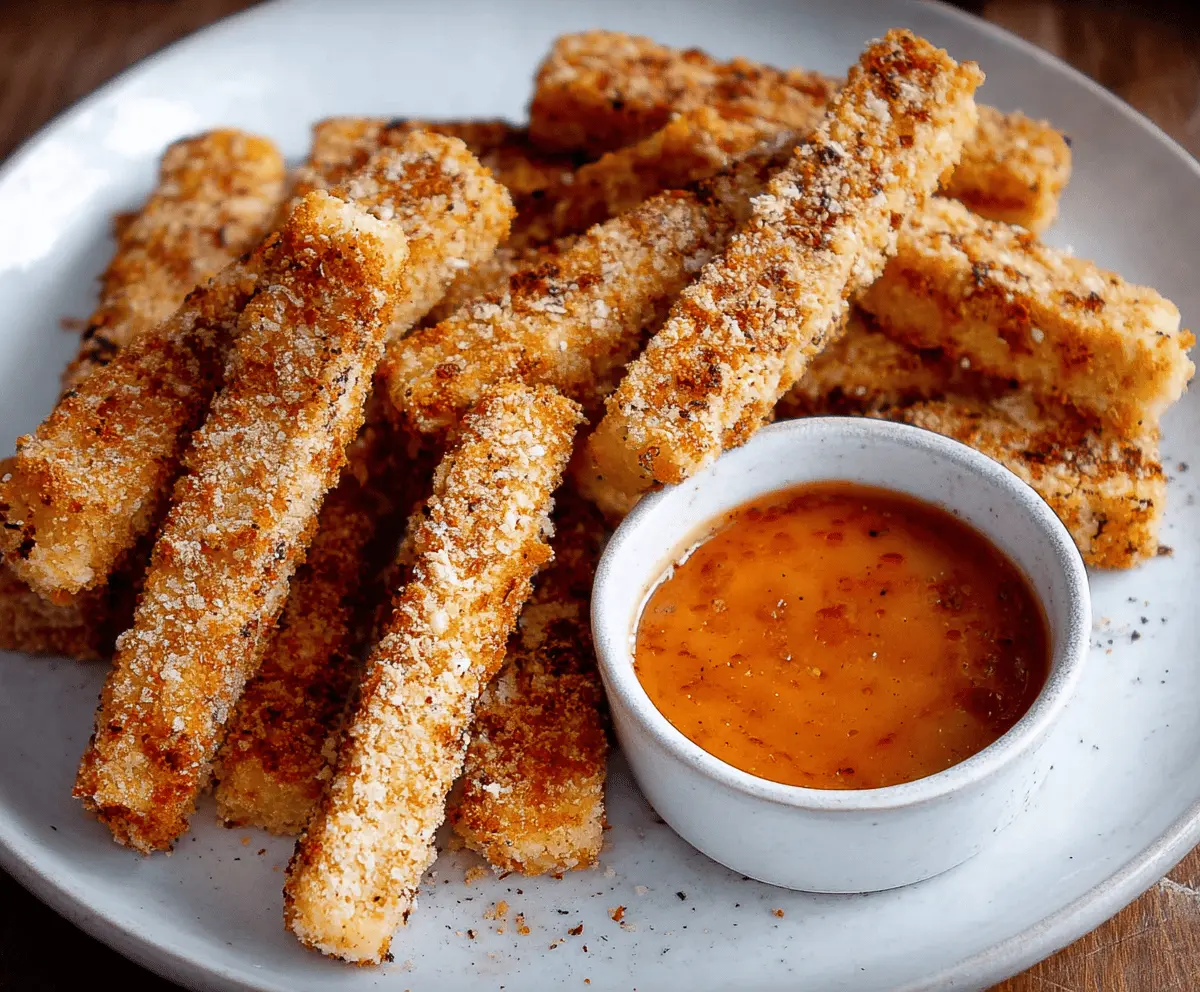 Crispy Baked Tofu Sticks Recipe
