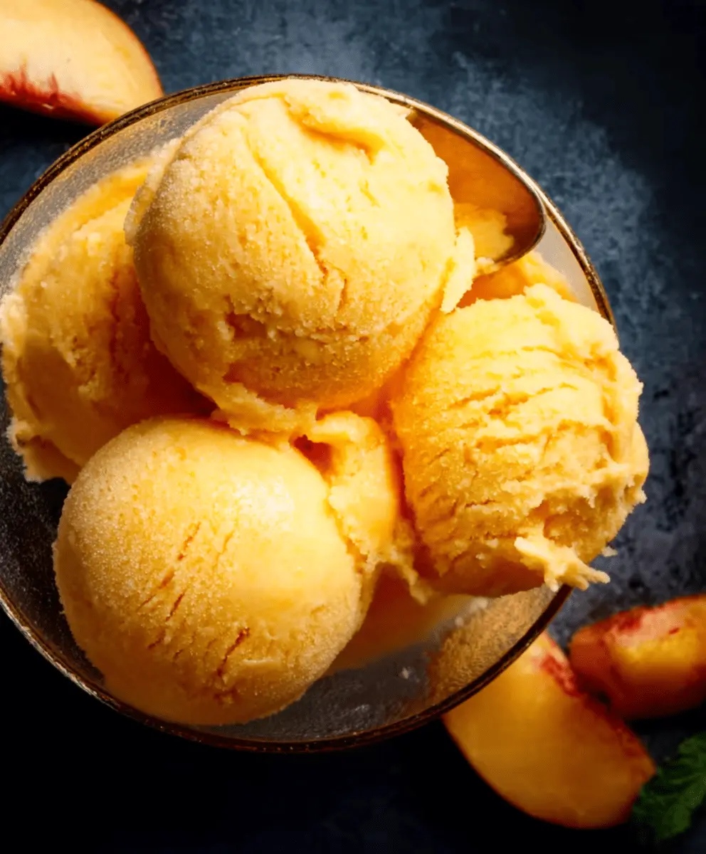 Perfect Peach Sorbet