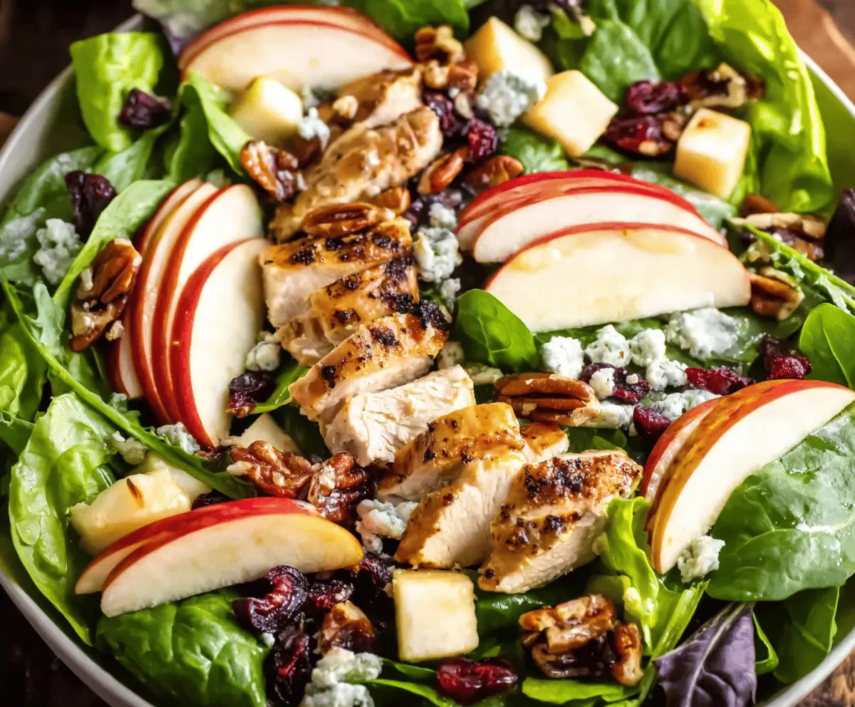 Apple pecan chicken salad