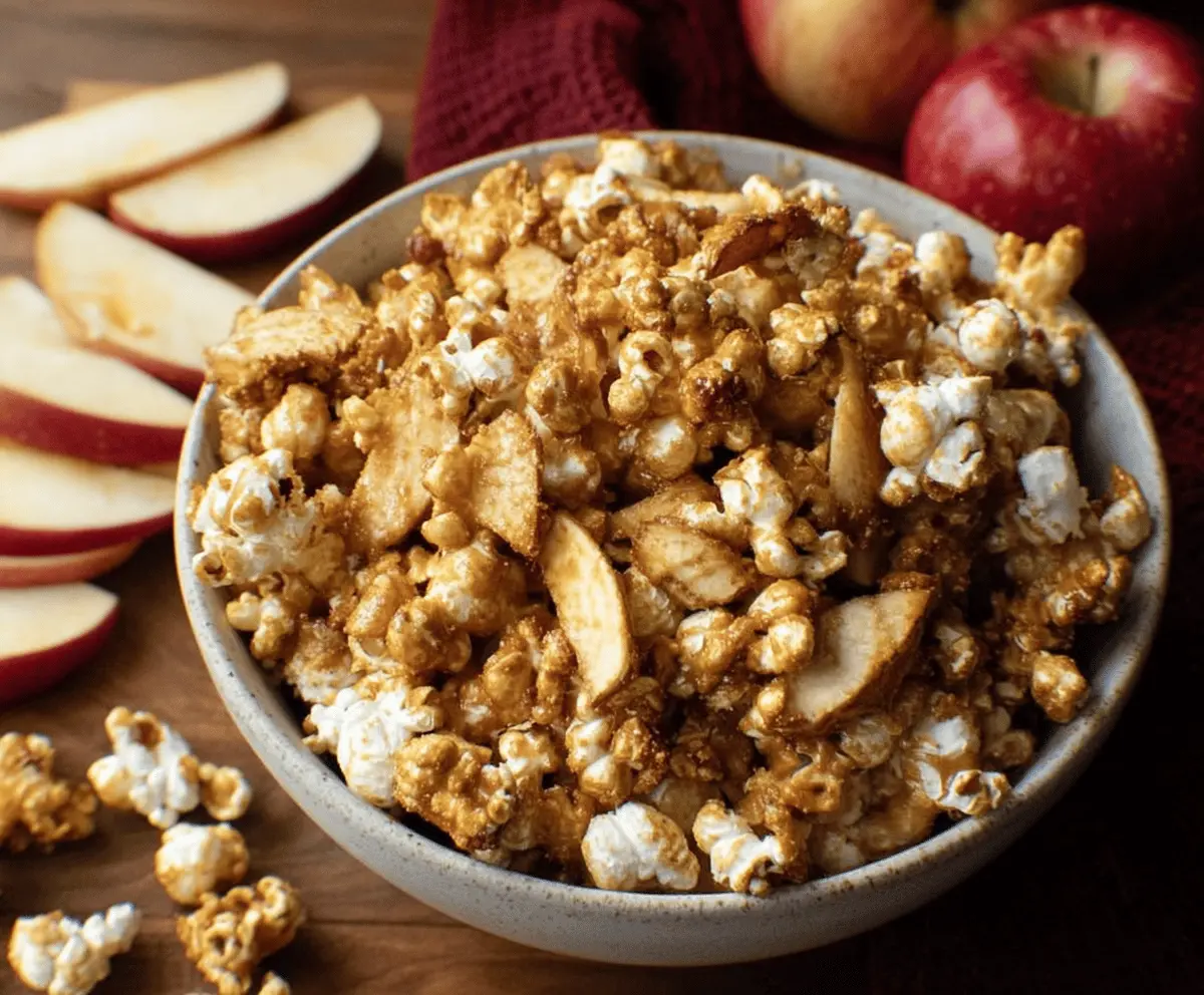 Caramel Apple Popcorn