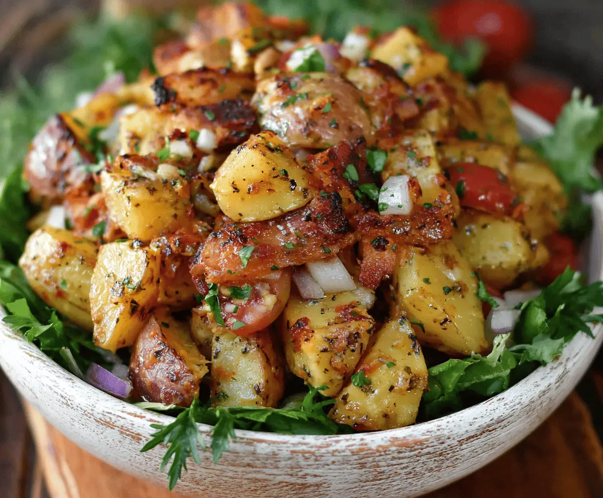 Classic Potato bbq Side Salad