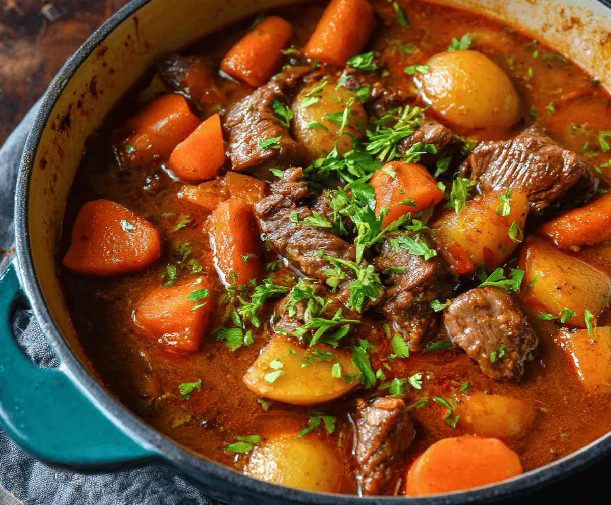 Dutch Oven Beef Stew