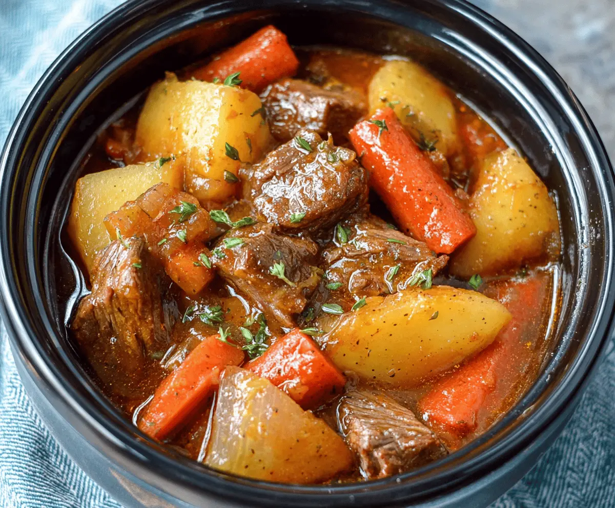 Slow Cooker Beef Stew