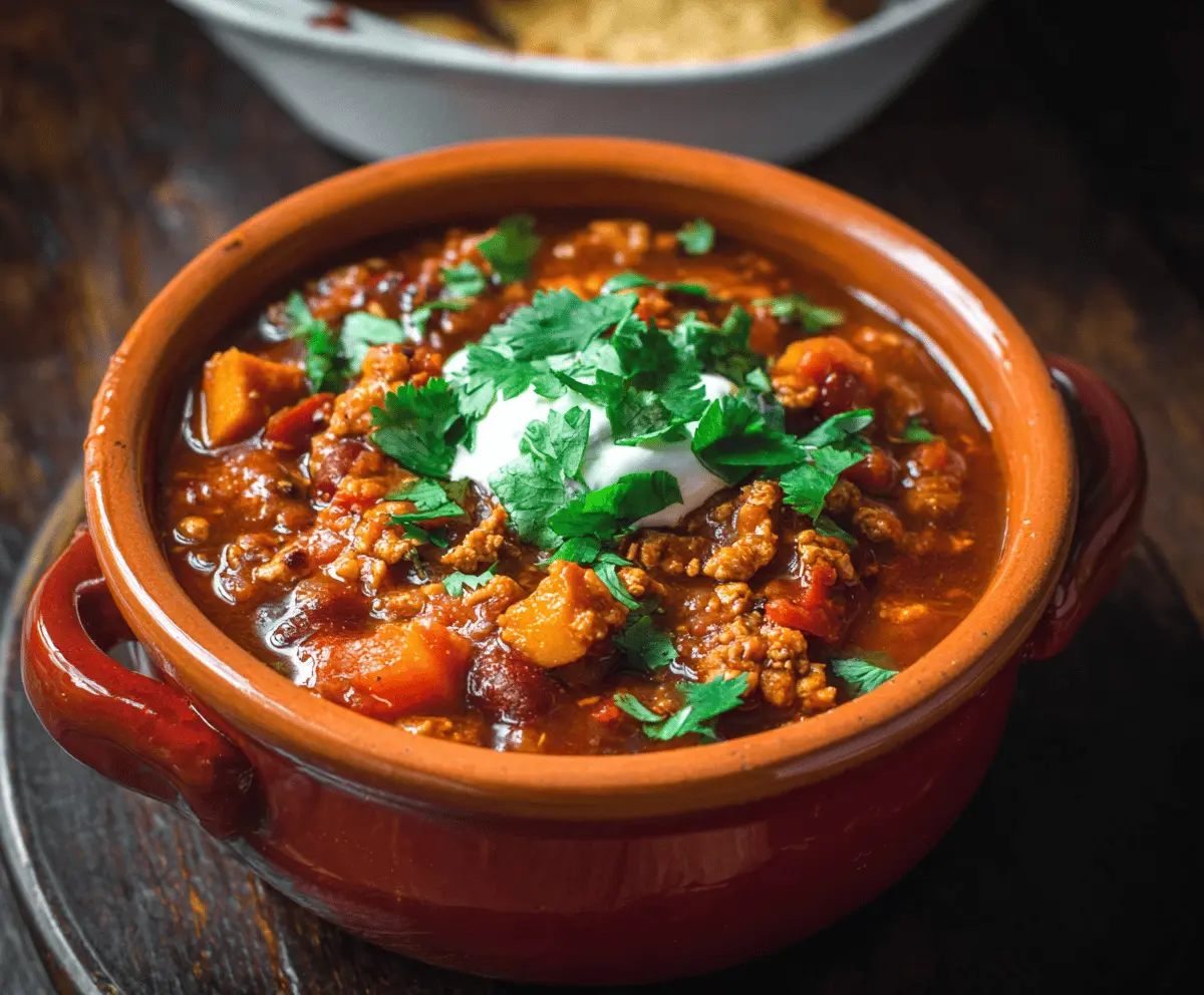 Smoky Chipotle Turkey Chili