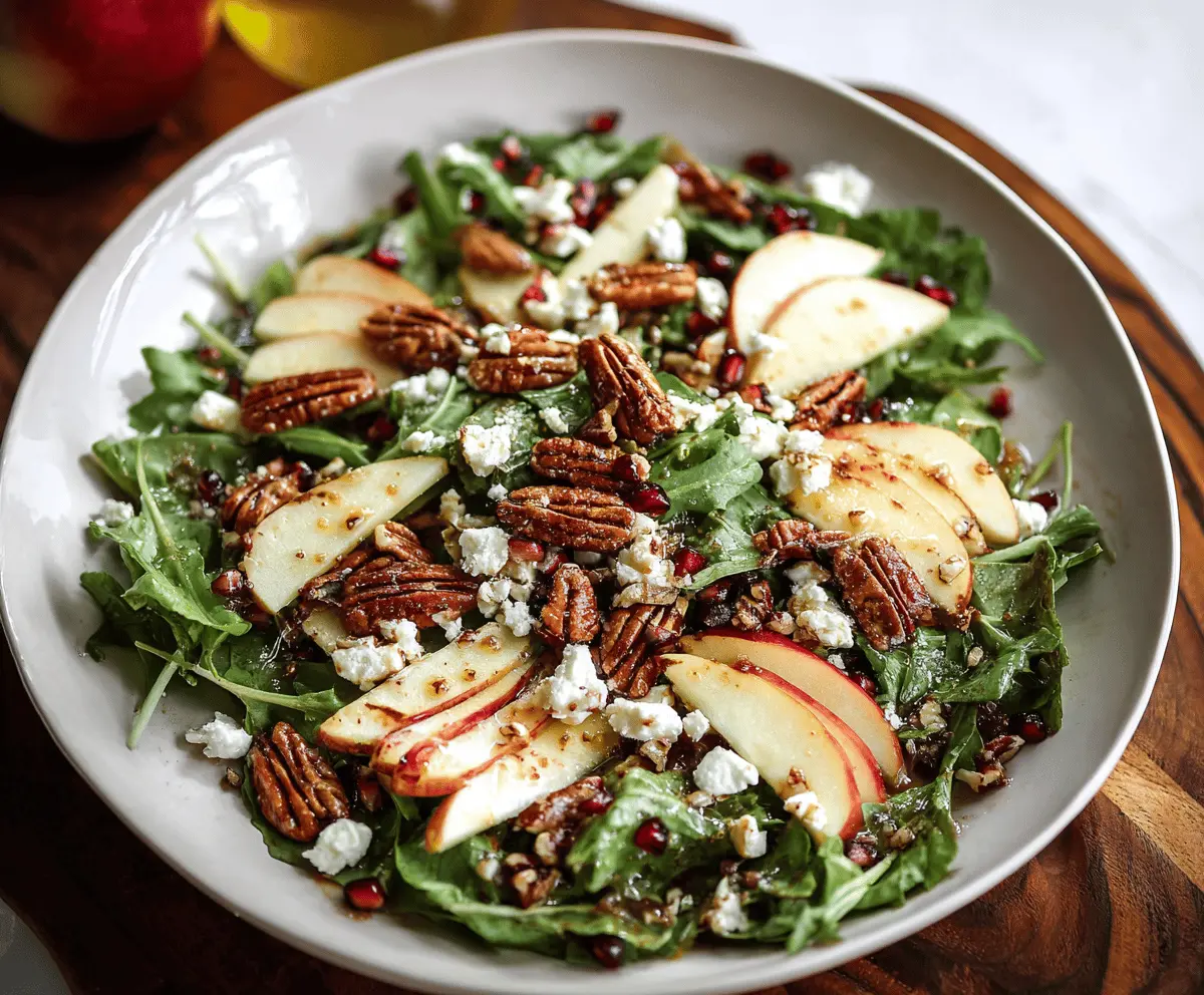 TikTok Apple Goat Cheese Pecan Salad