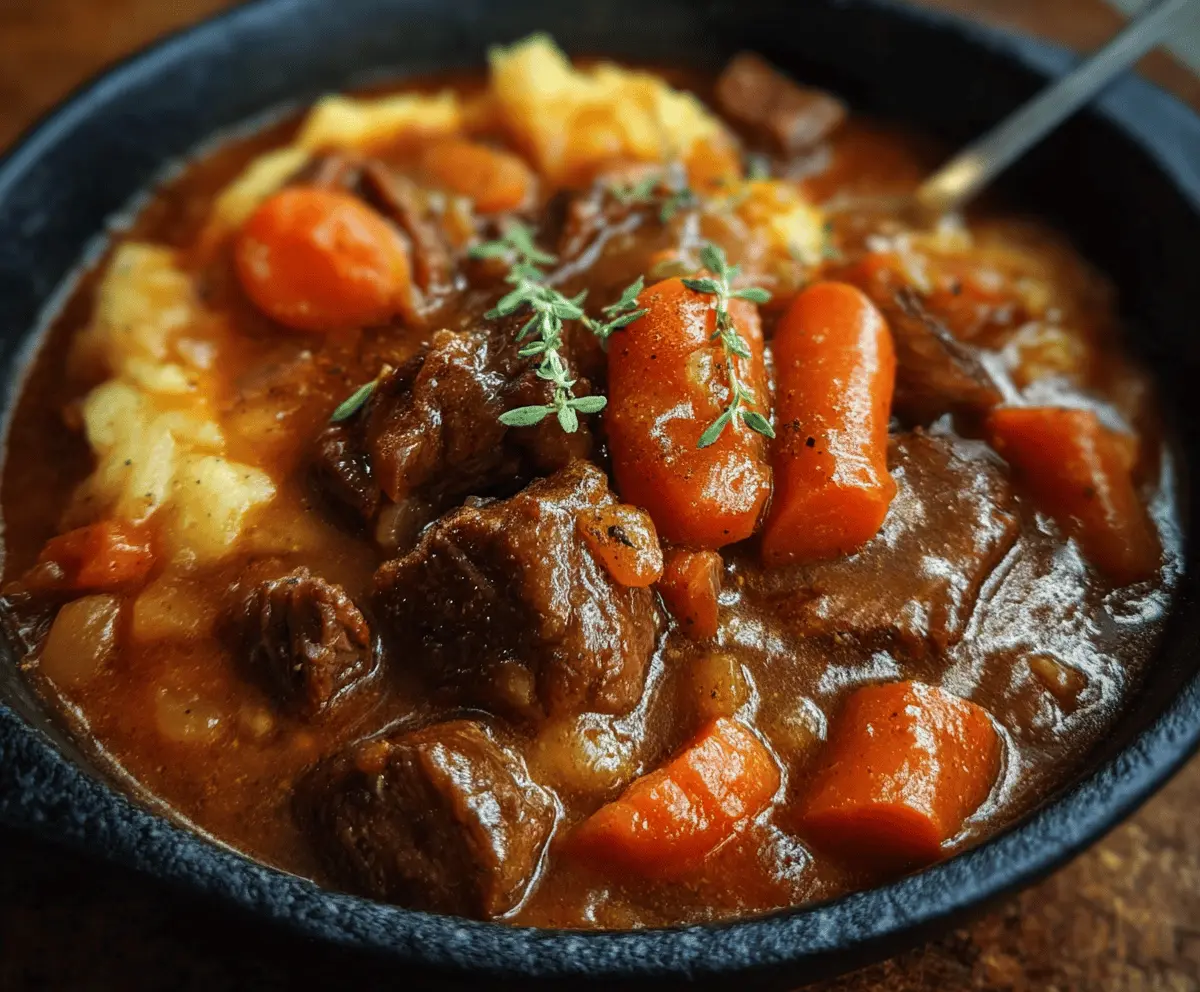 Witches Cauldron Beef Stew