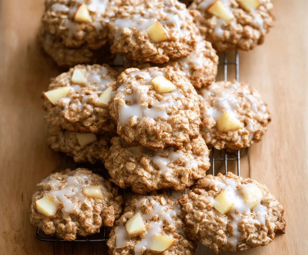 Apple Cinnamon Oatmeal Cookies