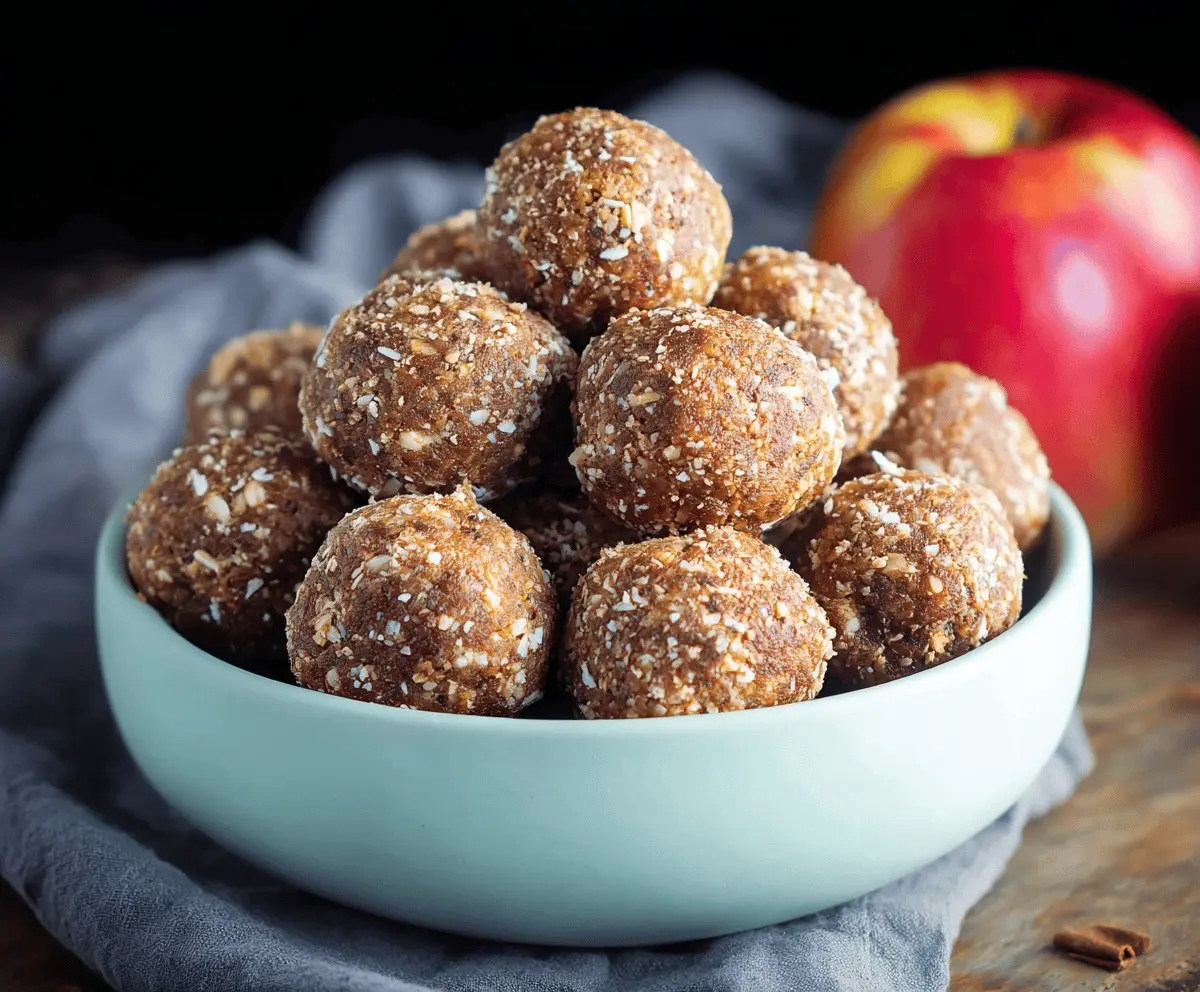 Apple Pie Energy Balls