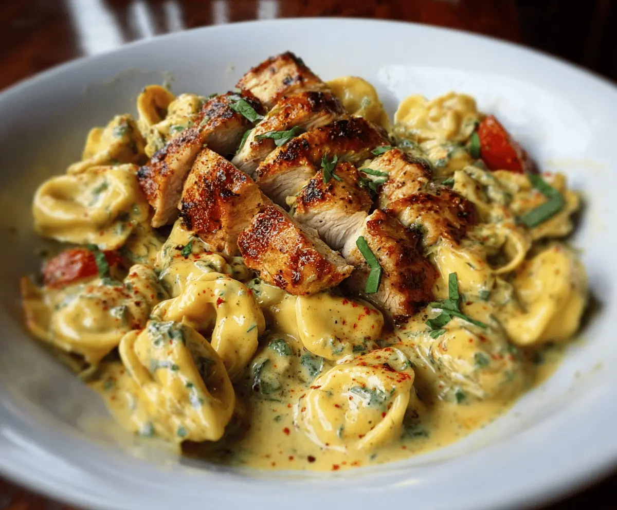 Creamy Cajun Chicken Tortellini Recipe