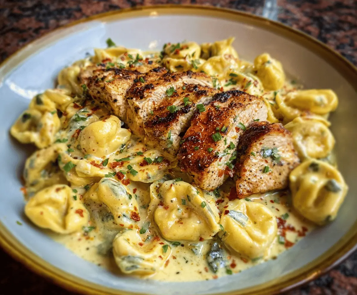 Creamy Cajun Chicken Tortellini Recipe