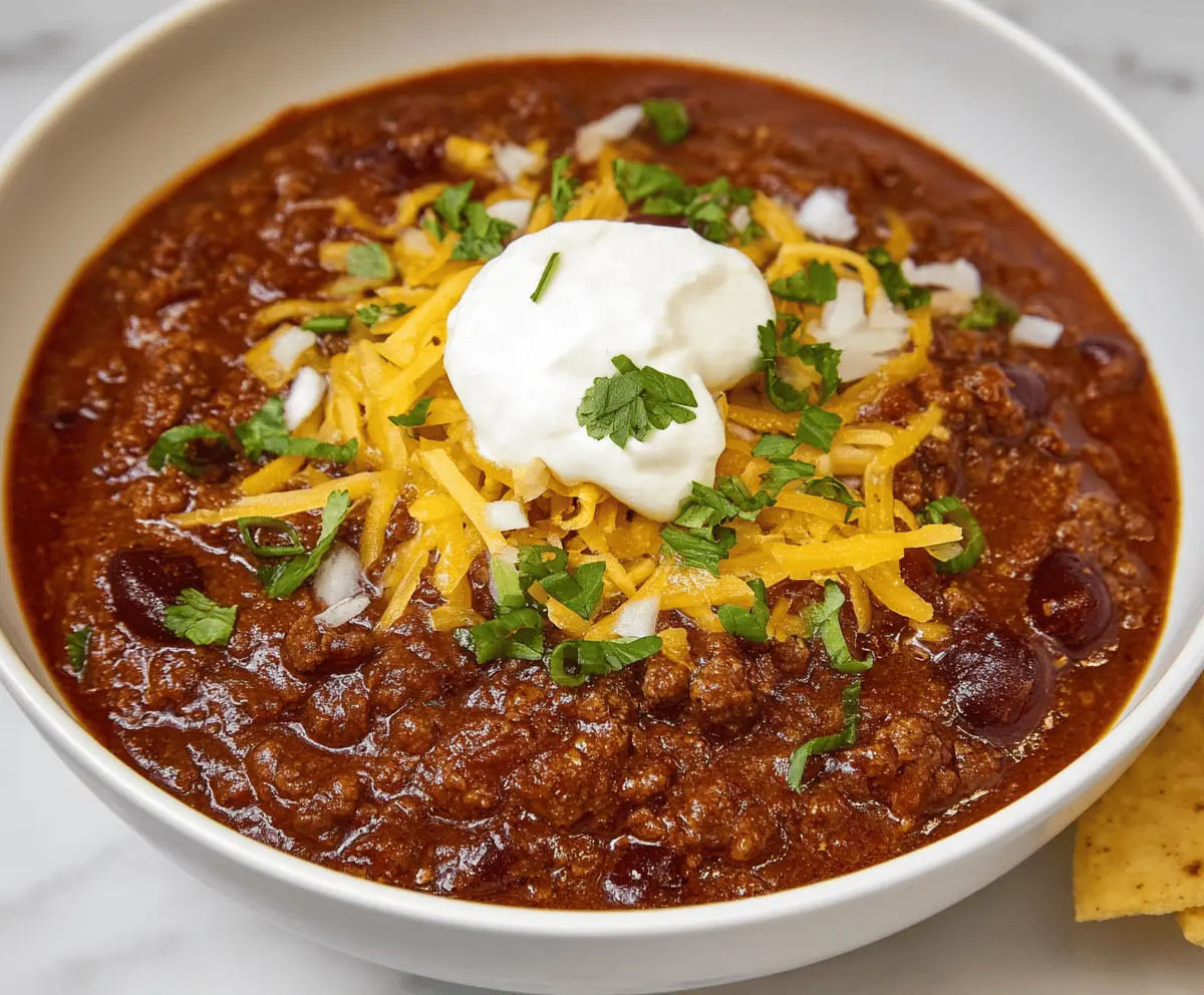 Classic Beef Chili