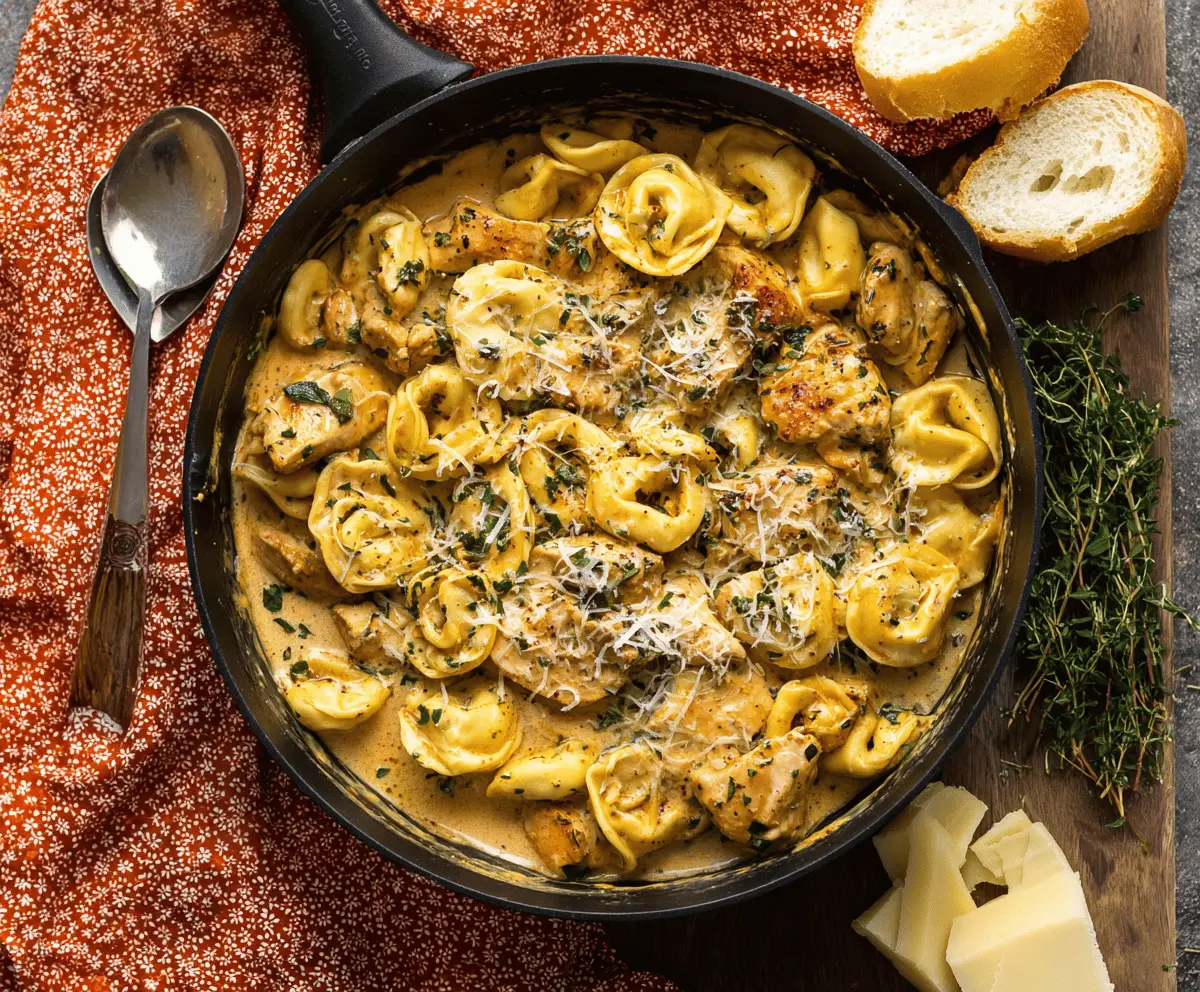 Creamy Herb Chicken Tortellini Recipe — Easy & Delicious Meal