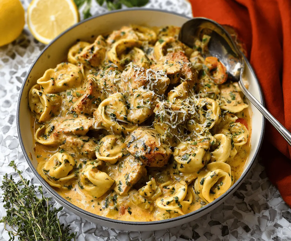 Creamy Herb Chicken Tortellini Recipe — Easy & Delicious Meal