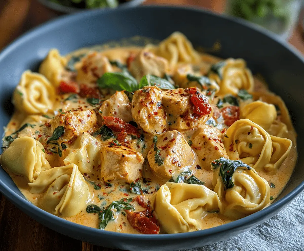 Marry Me Chicken Tortellini