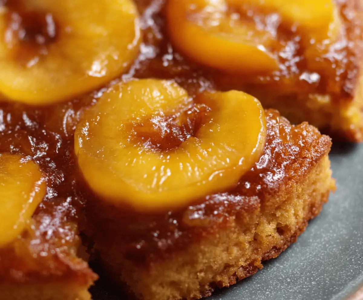 Peach Upside-Down Cookies
