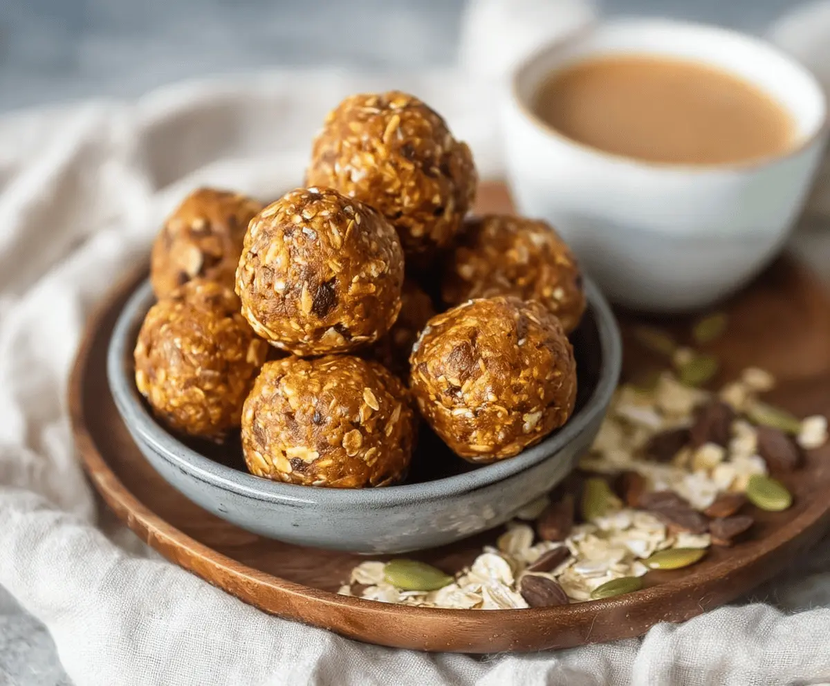 Pumpkin Spice Energy Bites