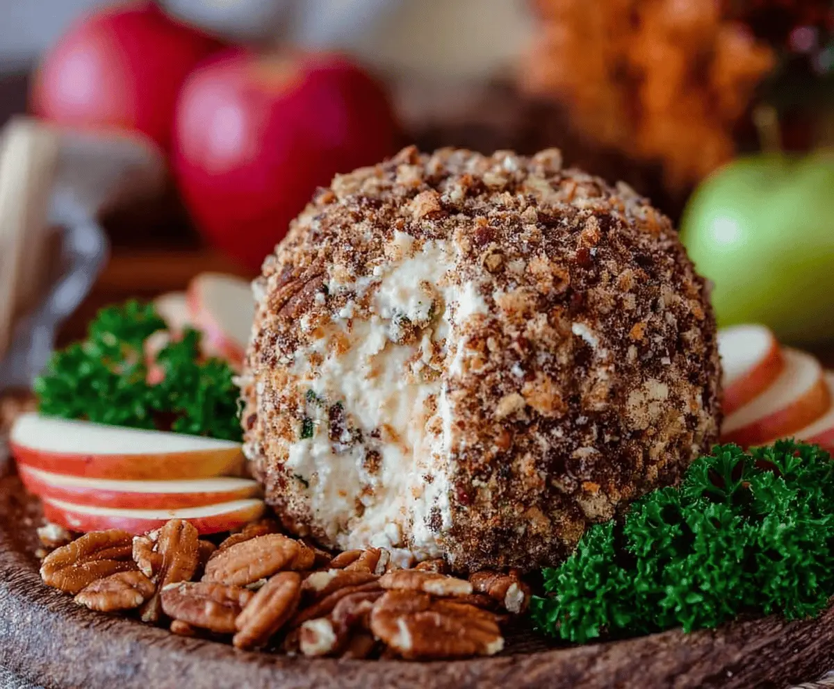 Easy Apple Cider Cheese Ball Recipe – Perfect Fall Snack