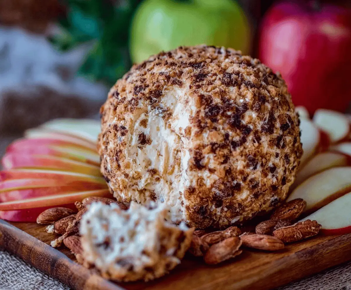 Easy Apple Cider Cheese Ball Recipe – Perfect Fall Snack