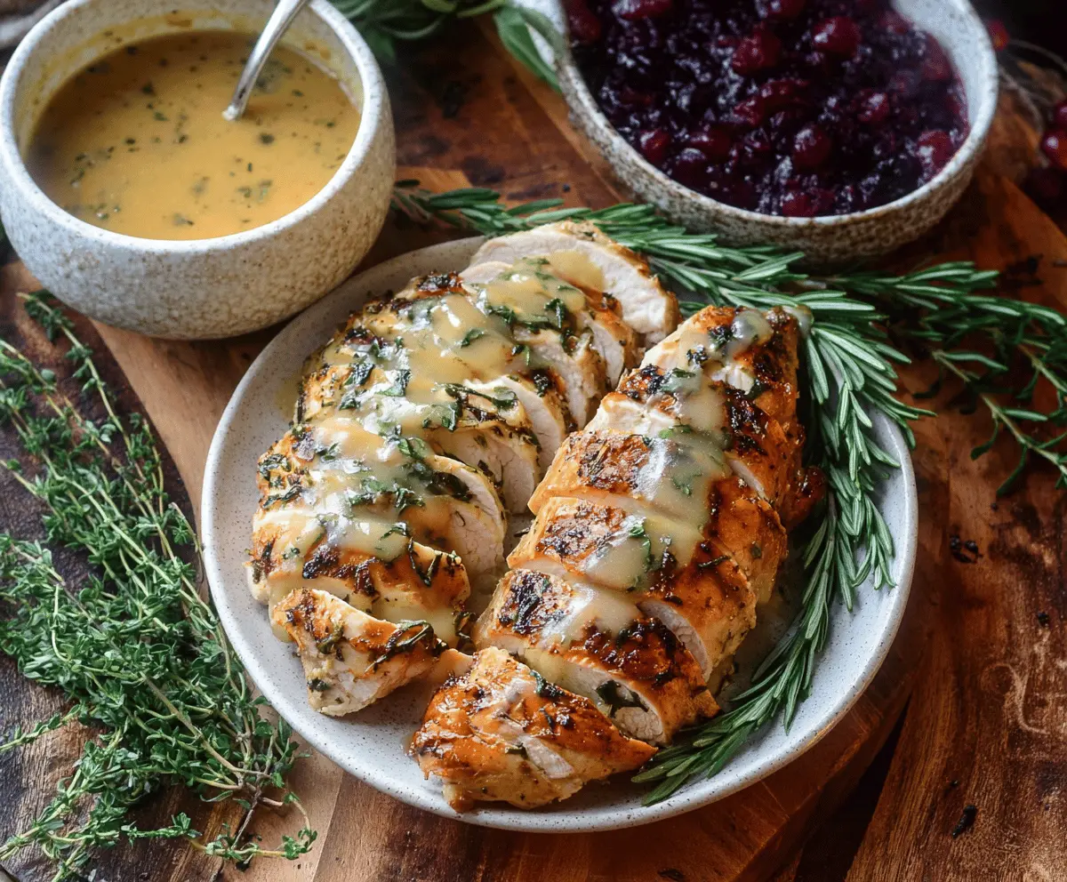 Irresistible Brown Butter Herb Turkey Gravy Recipe