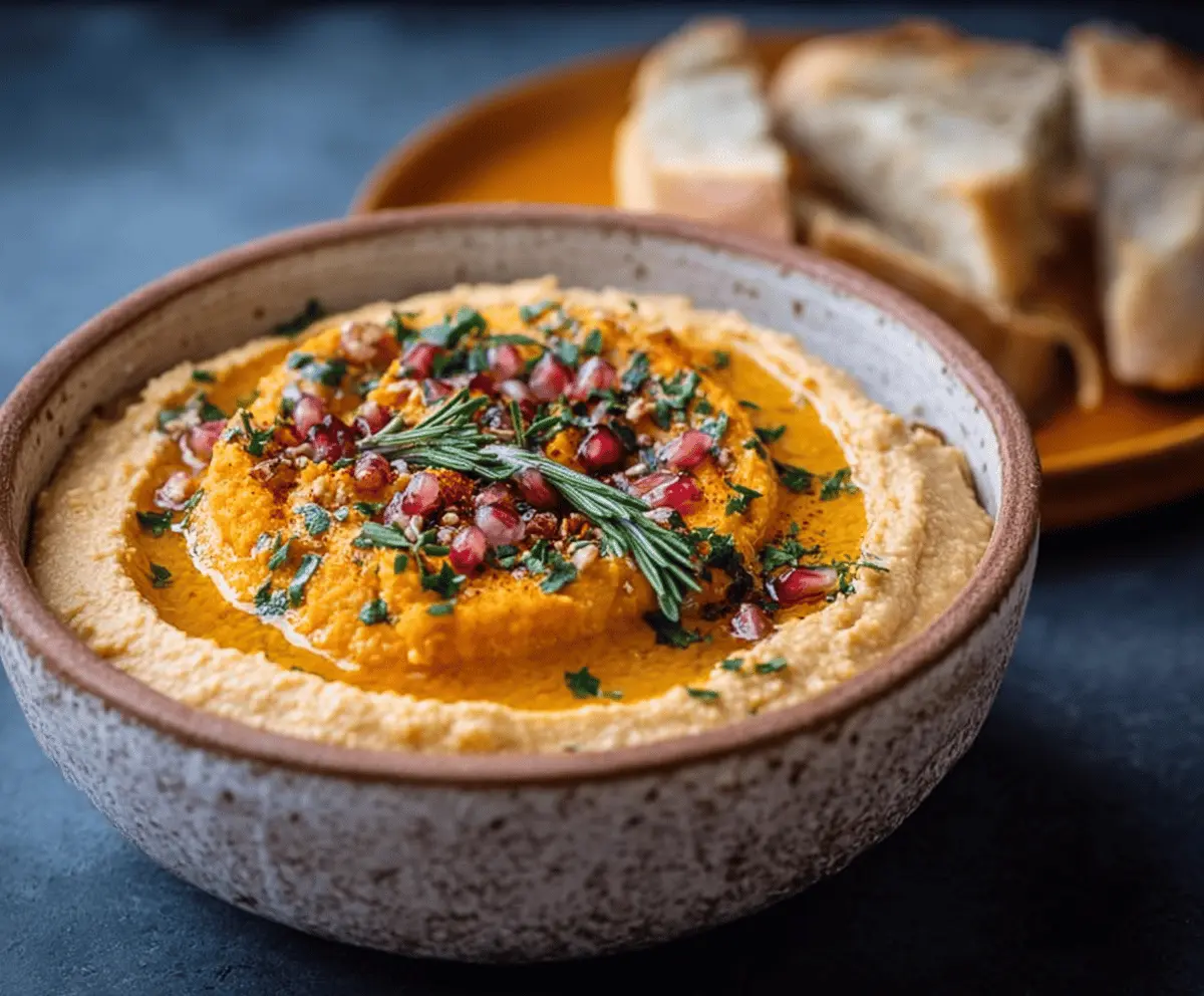Easy Homemade Butternut Squash Hummus Recipe