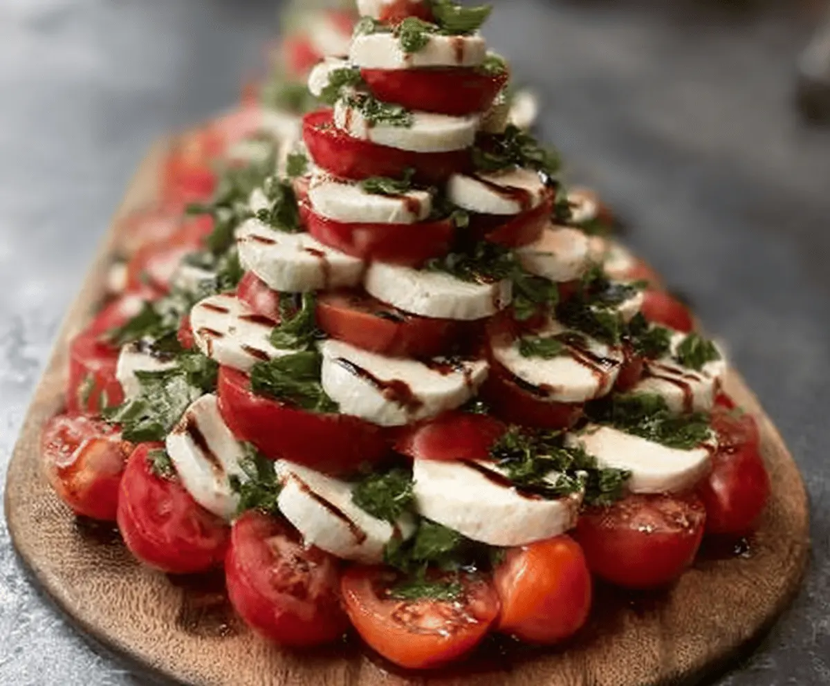 Festive Caprese Christmas Tree Recipe