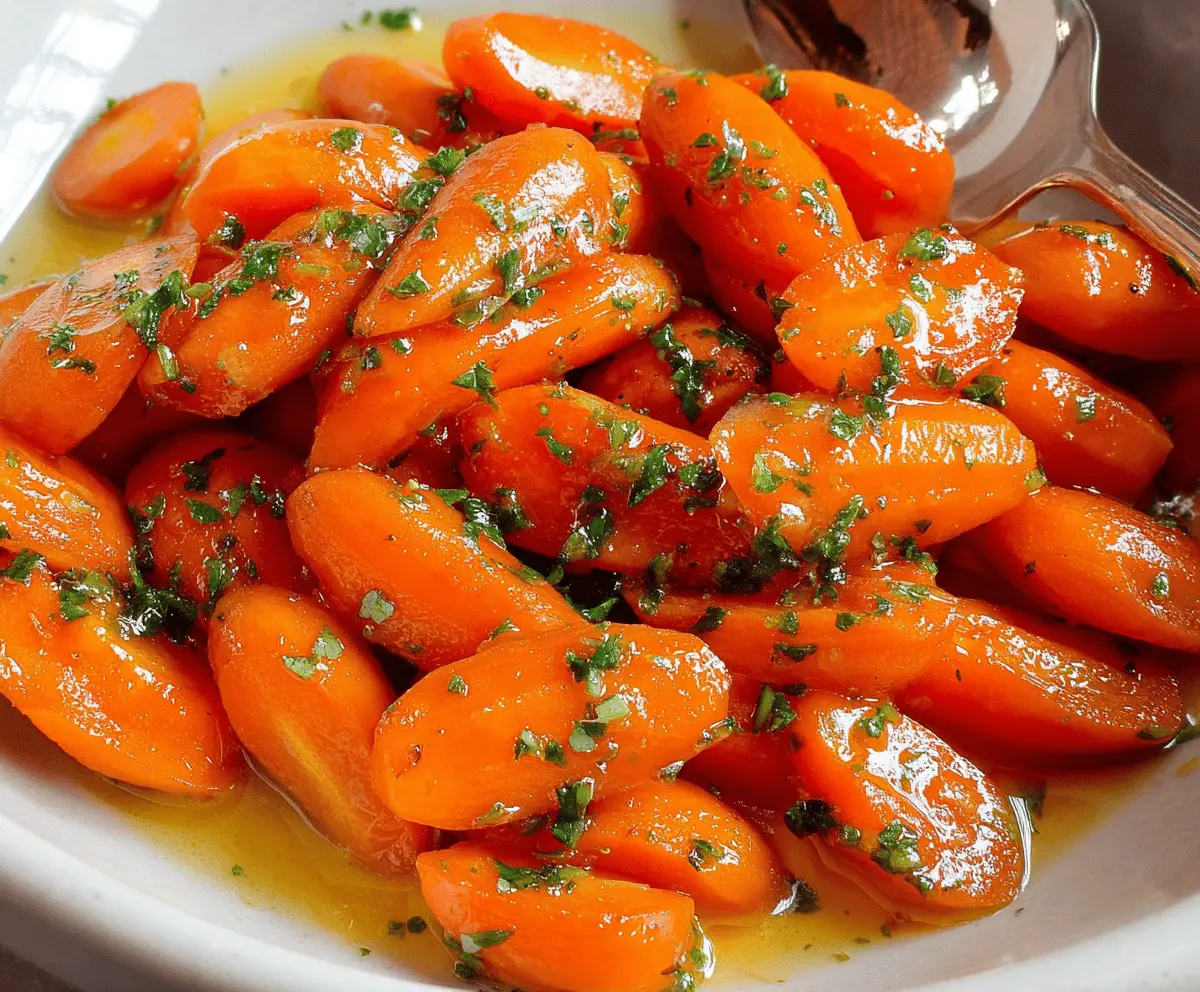 Easy Glazed Carrots Recipe – Sweet & Tender Side Dish