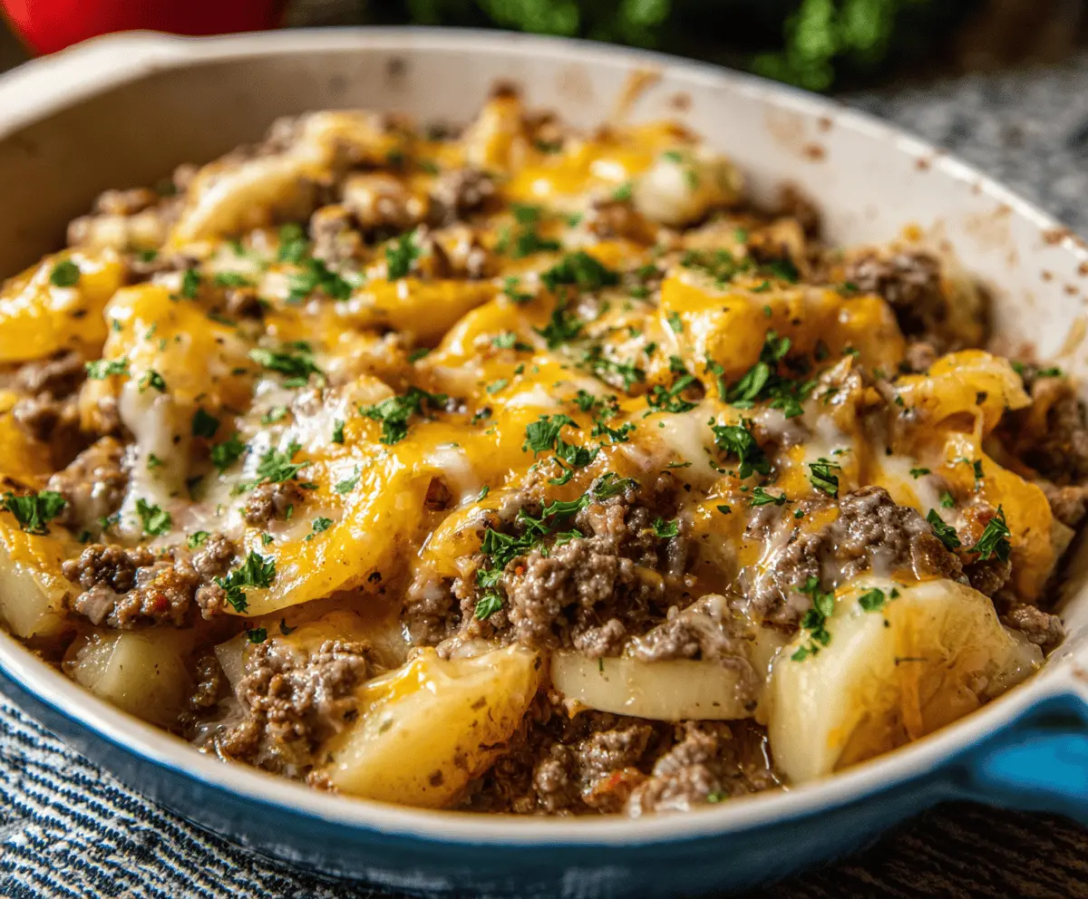 Easy and Hearty Hobo Casserole with Ground Beef Recipe