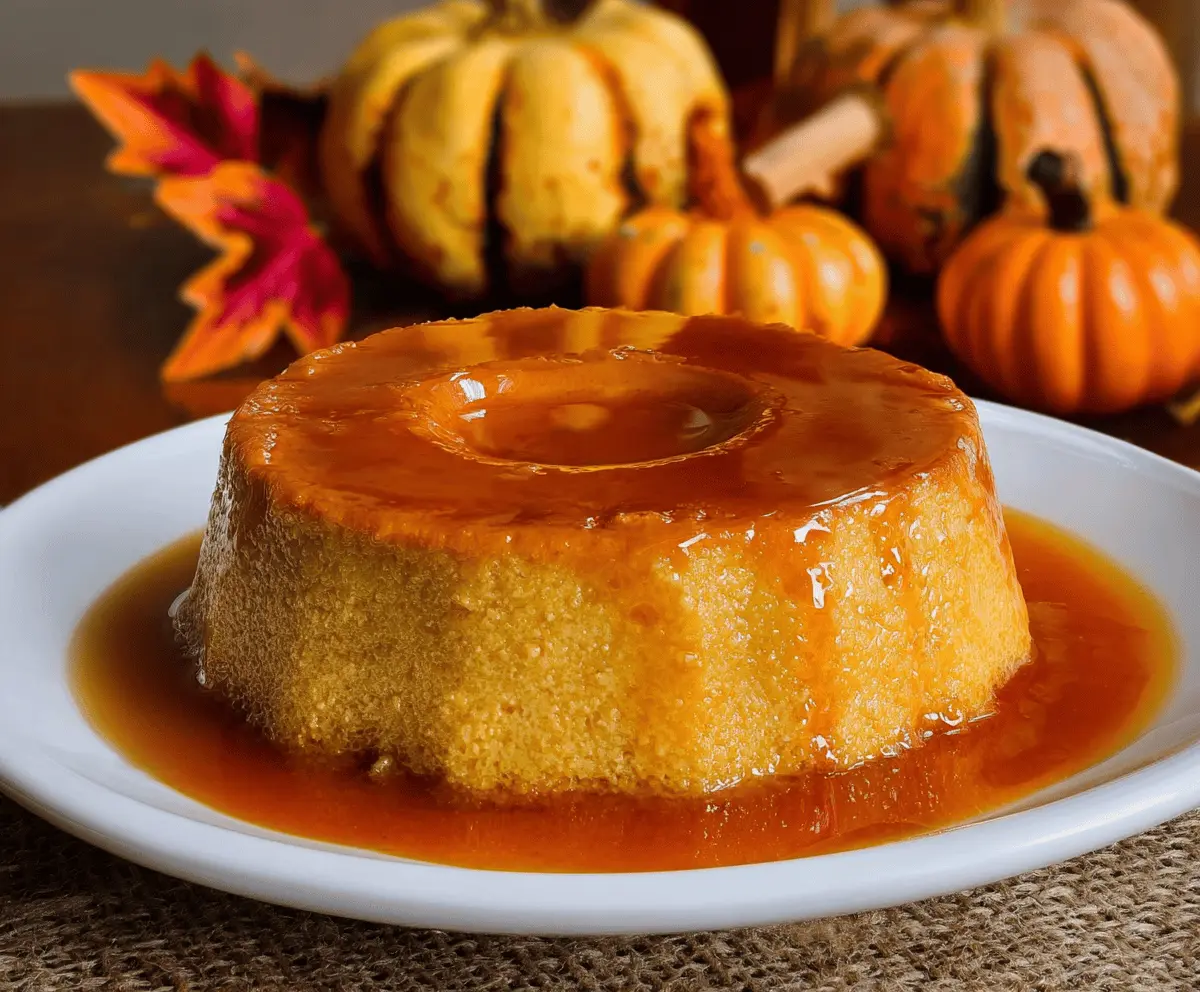 Easy Homemade Pumpkin Flan Recipe – Creamy & Delicious