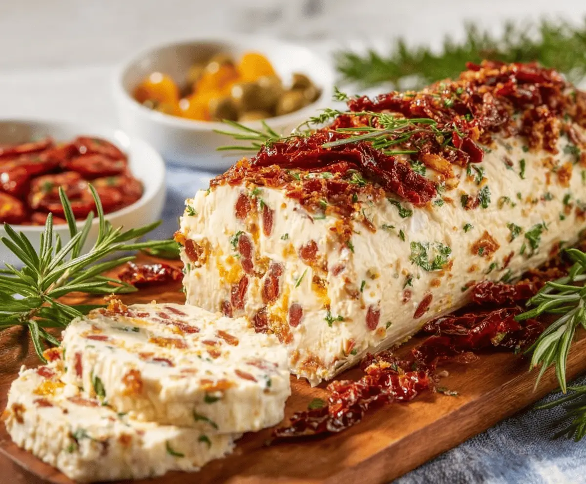 Easy Italian Cheese Log Recipe