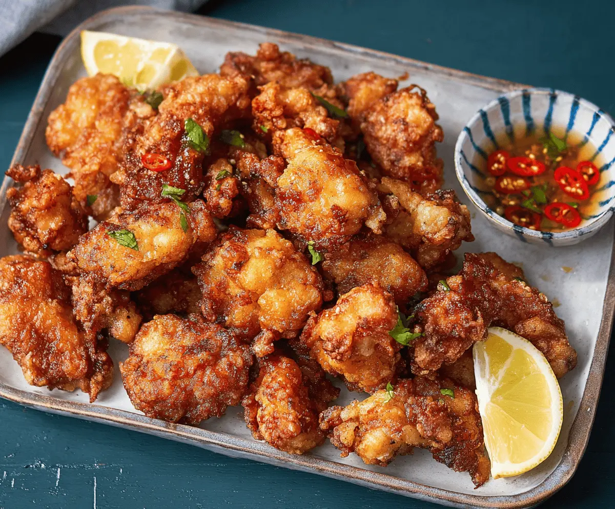 Easy Crispy Karaage Chicken Recipe - Japanese Fried Chicken