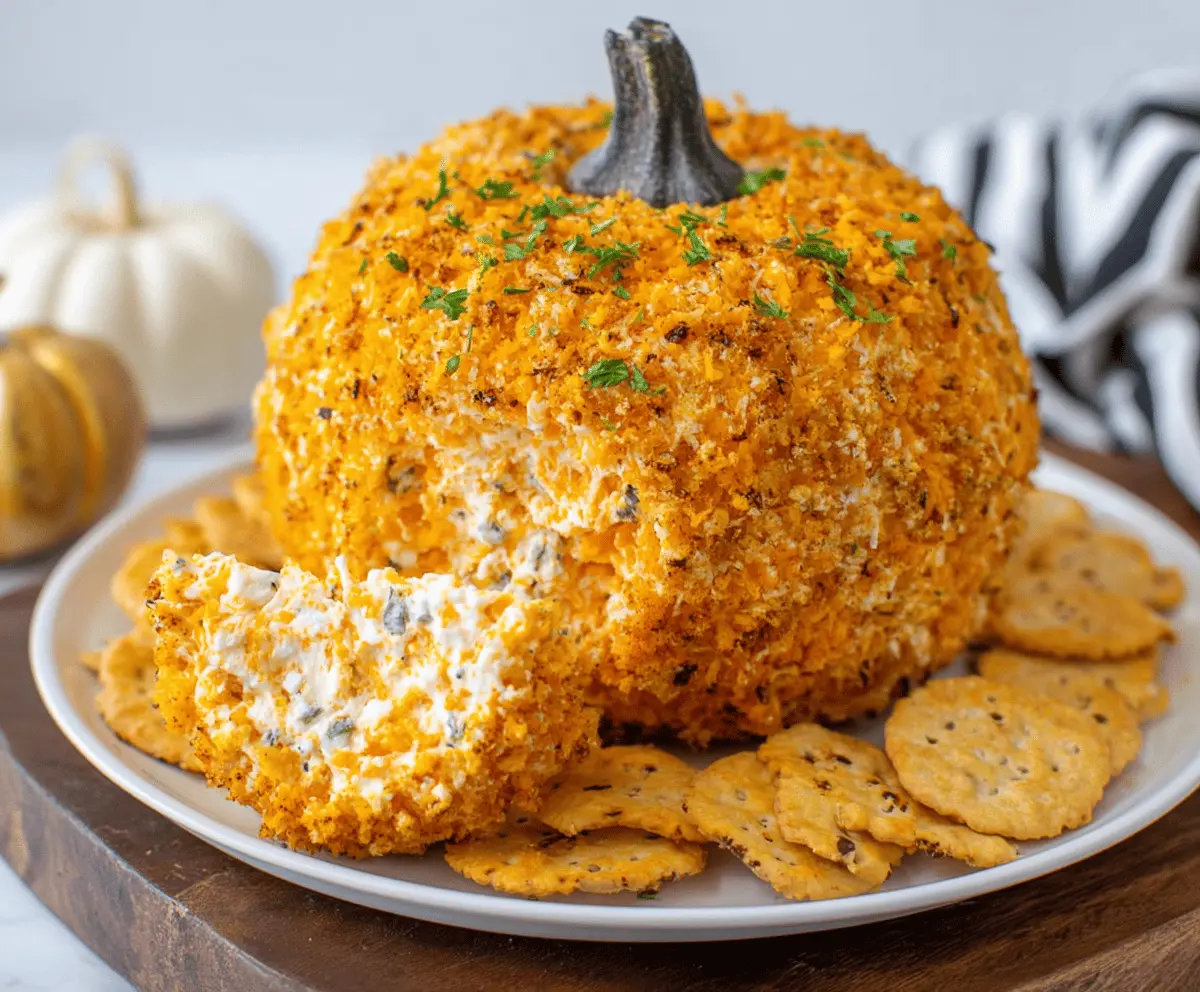 Easy Pumpkin Cheese Ball Recipe – Perfect Fall Party Appetizer
