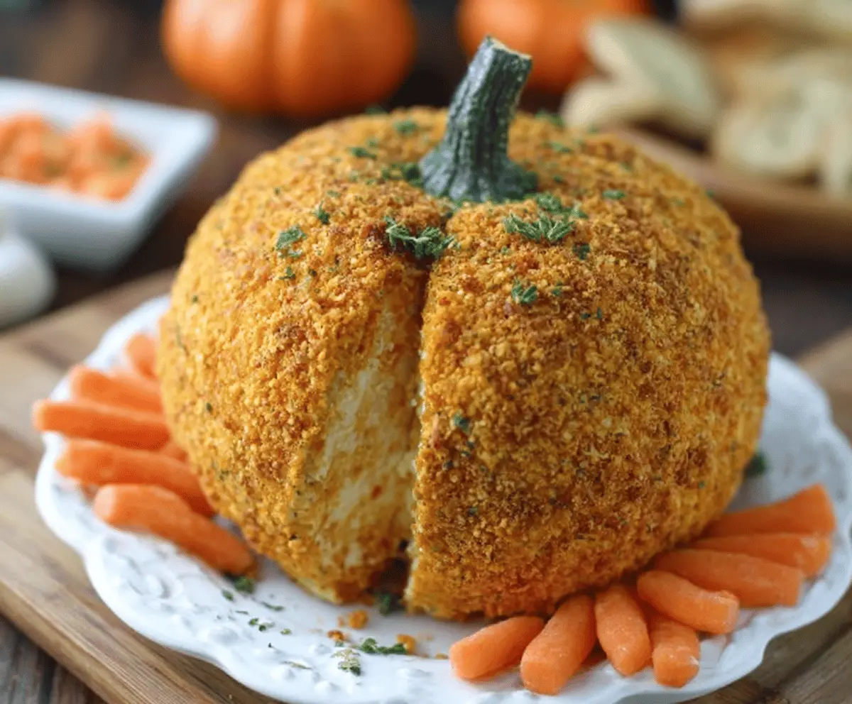 Easy Pumpkin Cheese Ball Recipe – Perfect Fall Party Appetizer