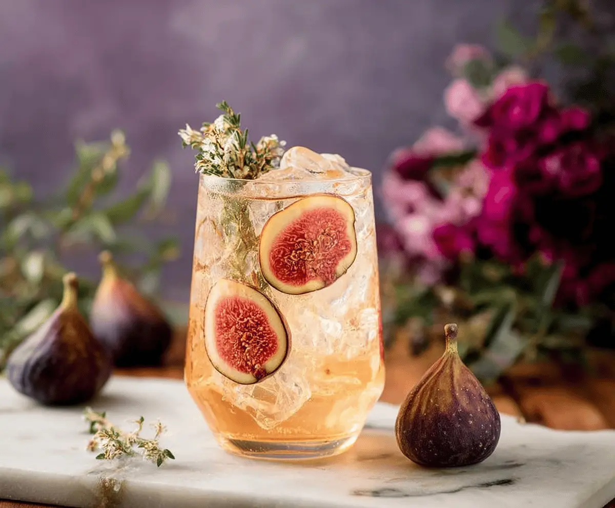 Refreshing Vanilla Fig Sparkler Recipe – Easy & Delicious Drink Idea