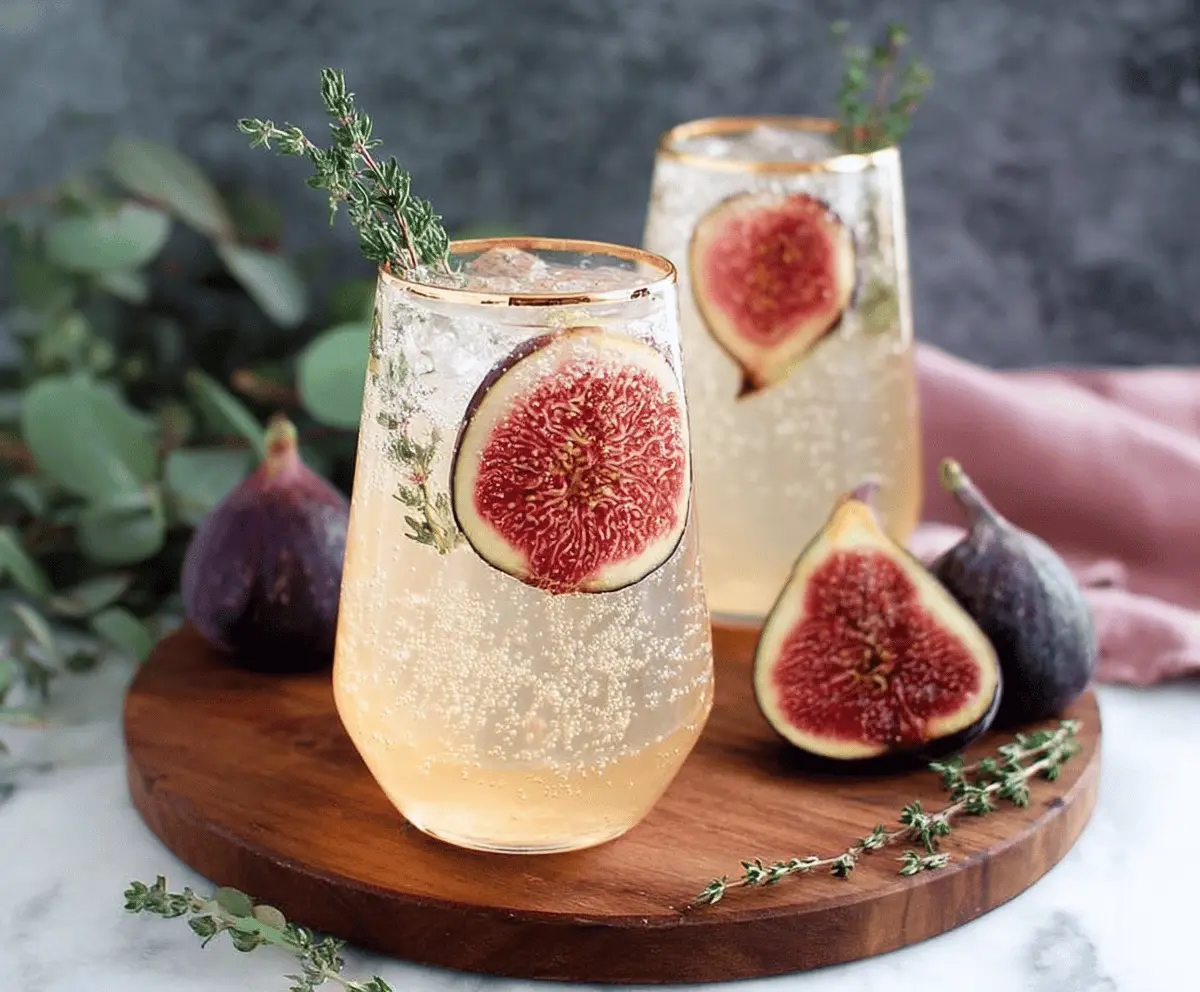 Refreshing Vanilla Fig Sparkler Recipe – Easy & Delicious Drink Idea
