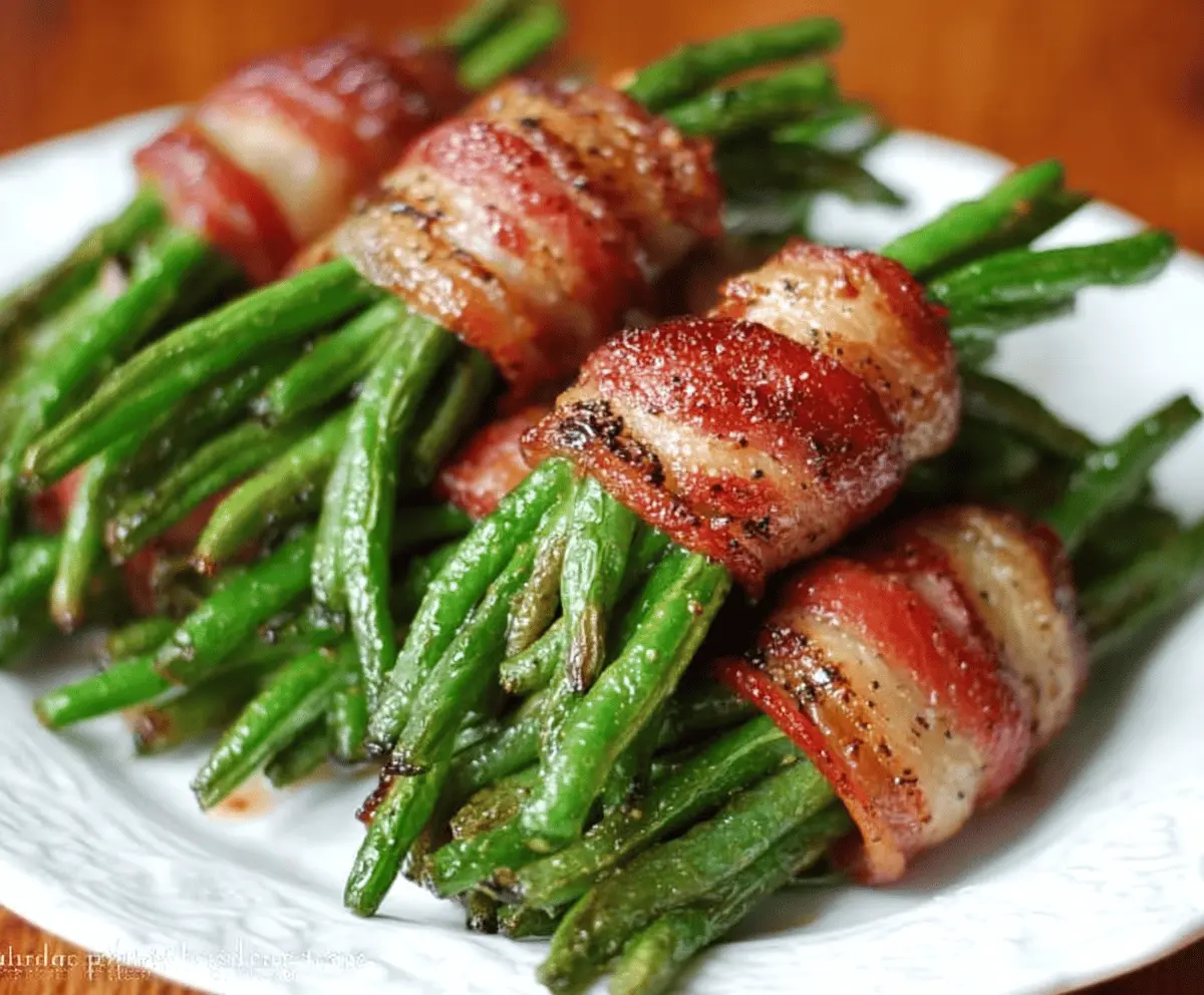 Easy Bacon-Wrapped Green Beans