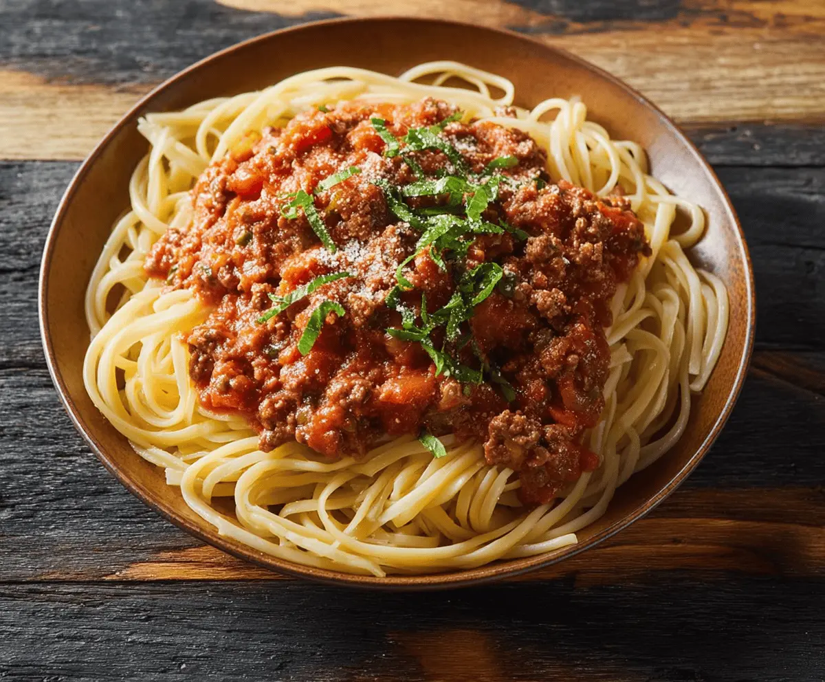 Classic Beef Bolognese Recipe