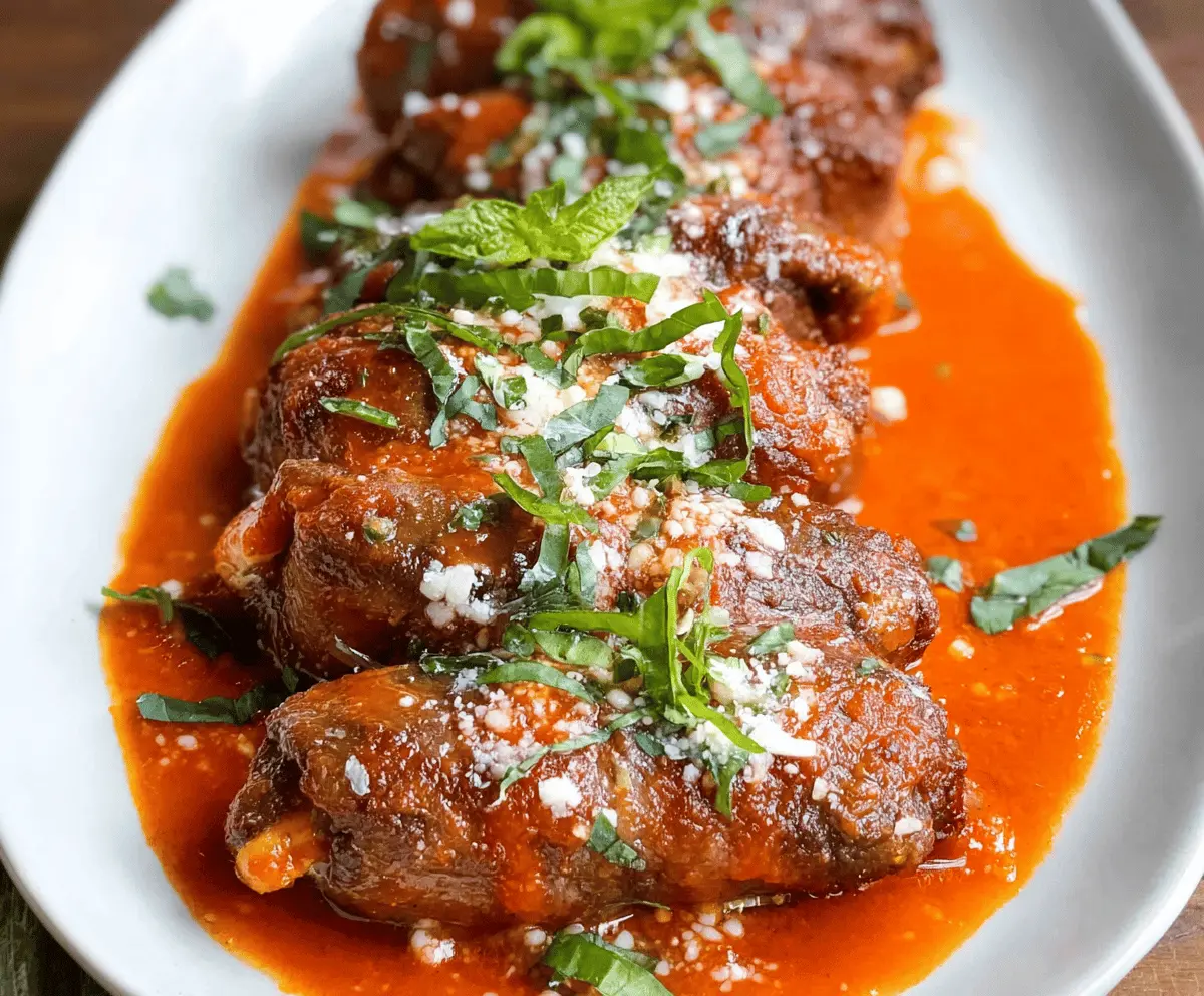 Easy Beef Braciole Recipe