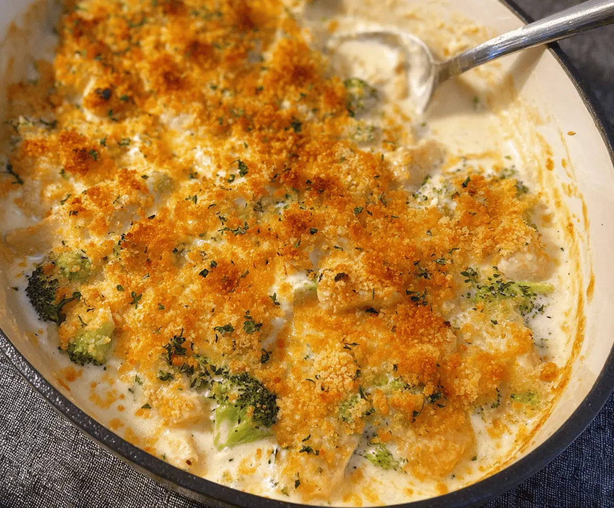 Easy Chicken Divan Casserole