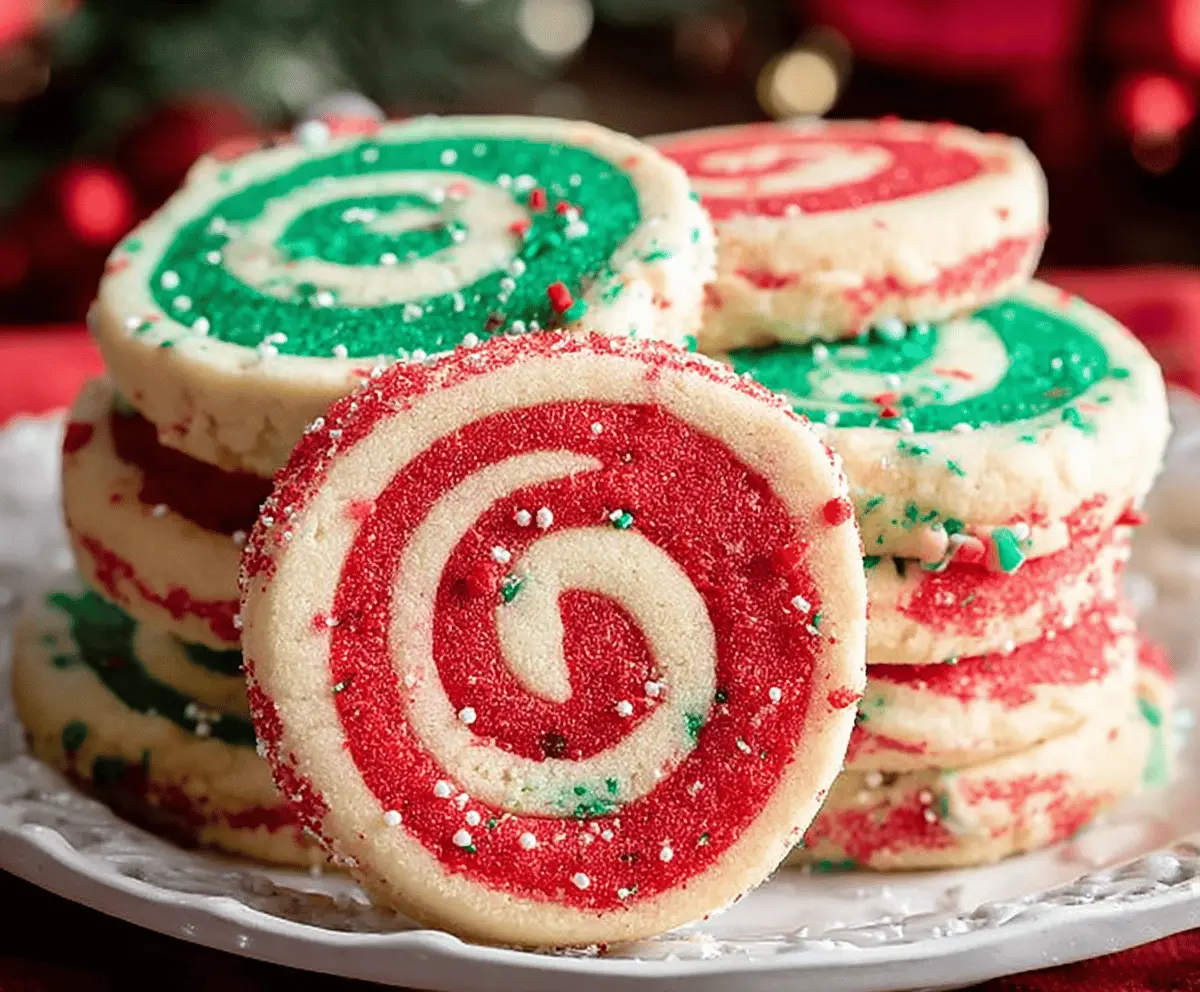 Easy Christmas Pinwheel Cookies