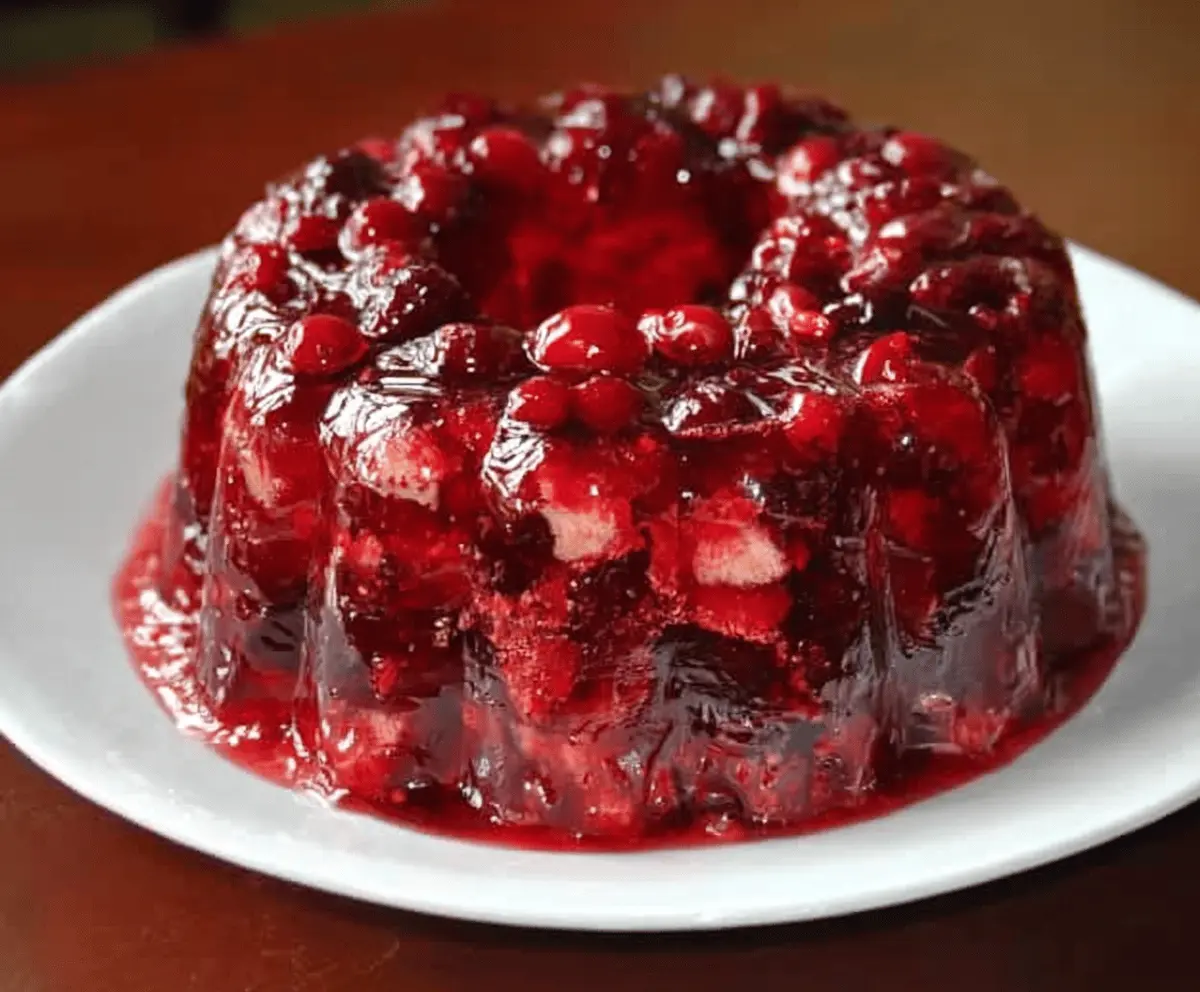 Easy Cranberry Jello Salad