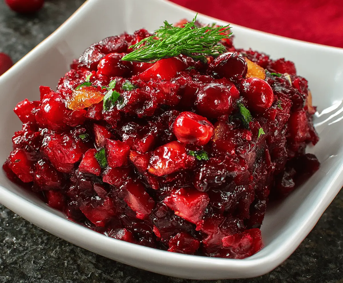 Easy Cranberry Salad Recipe