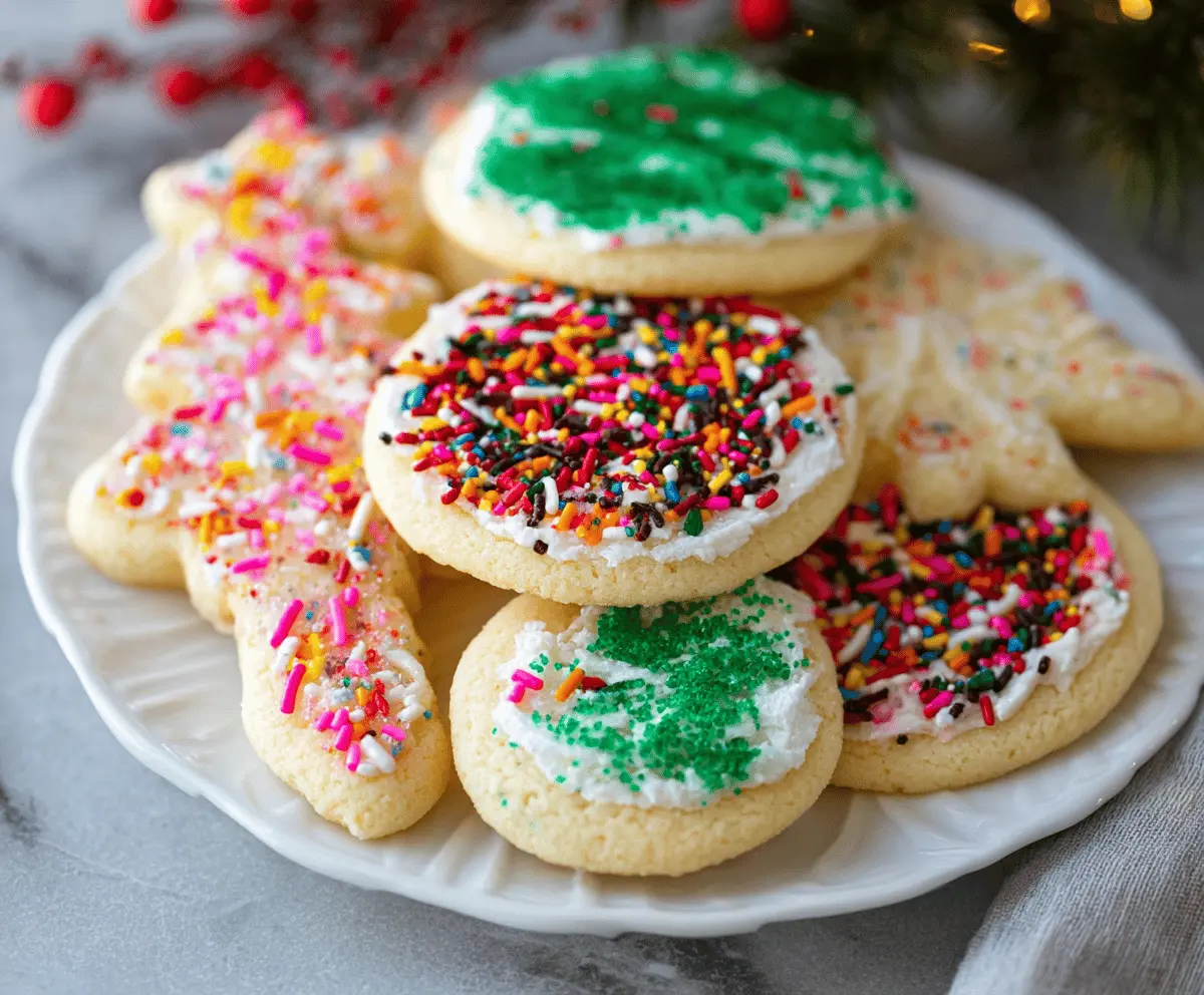 Easy Soft Sugar Cookies
